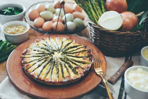 Spring Crustless Quiche