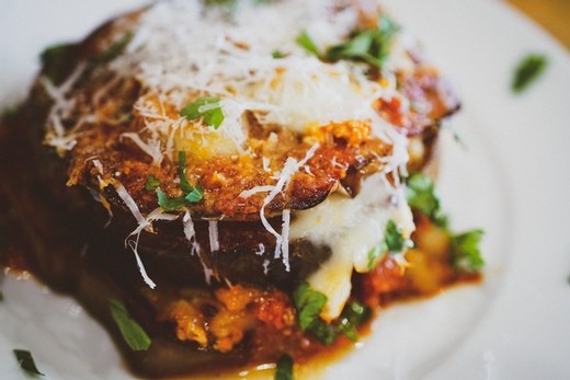 Roasted Eggplant Parmesan